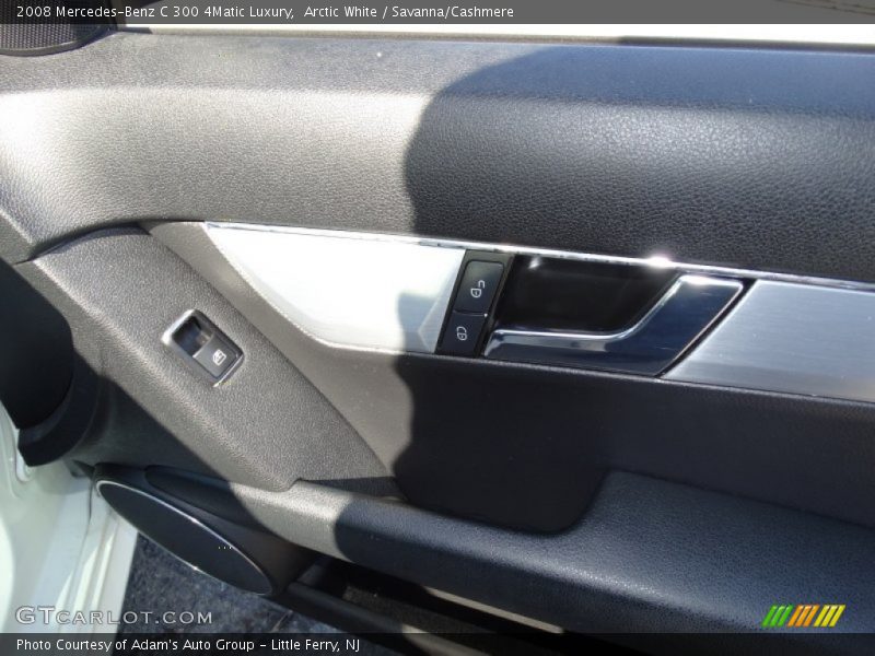 Arctic White / Savanna/Cashmere 2008 Mercedes-Benz C 300 4Matic Luxury