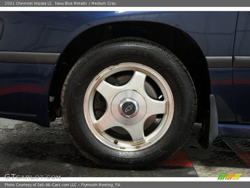 Navy Blue Metallic / Medium Gray 2001 Chevrolet Impala LS