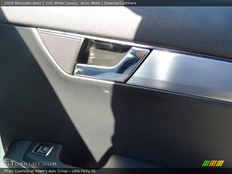 Arctic White / Savanna/Cashmere 2008 Mercedes-Benz C 300 4Matic Luxury