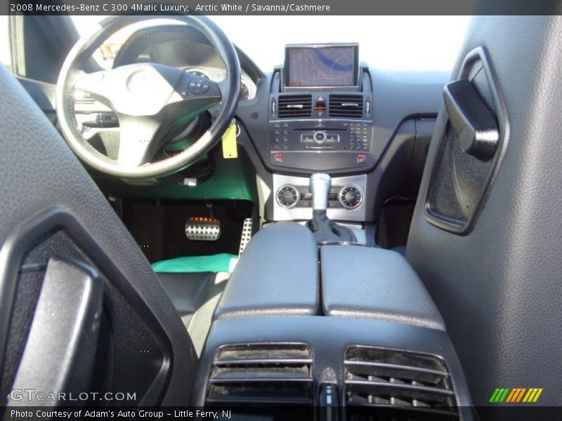 Arctic White / Savanna/Cashmere 2008 Mercedes-Benz C 300 4Matic Luxury