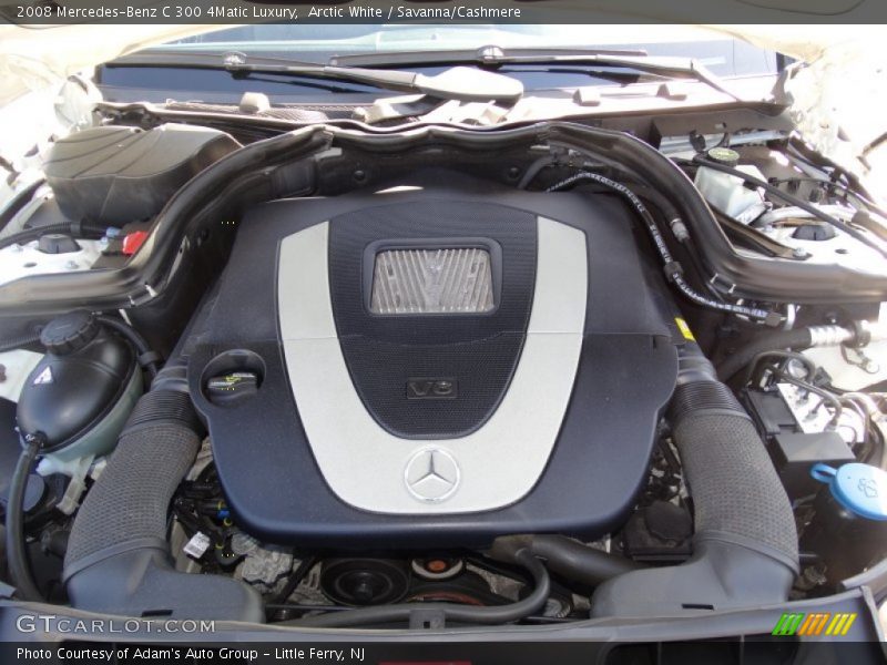 Arctic White / Savanna/Cashmere 2008 Mercedes-Benz C 300 4Matic Luxury