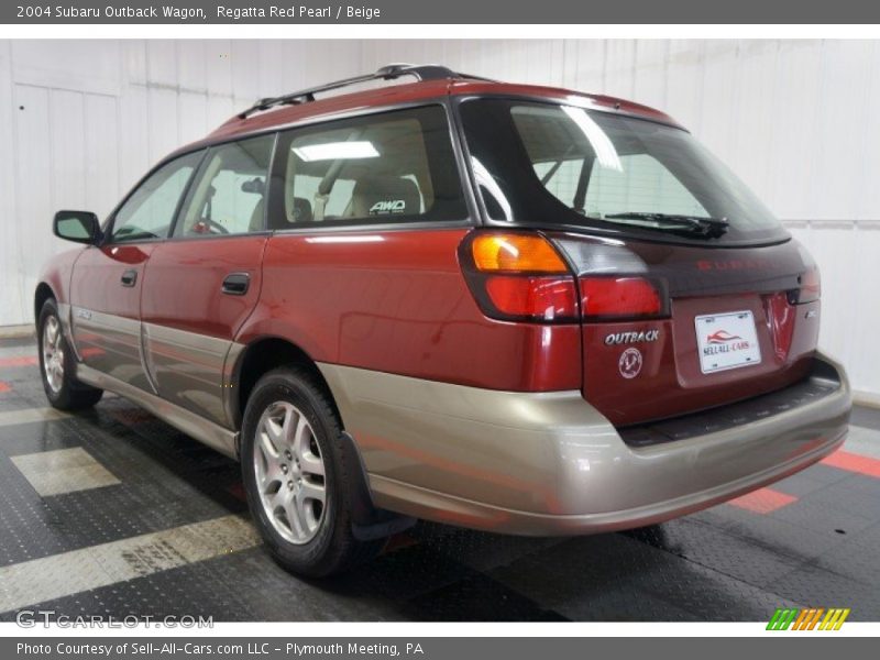 Regatta Red Pearl / Beige 2004 Subaru Outback Wagon