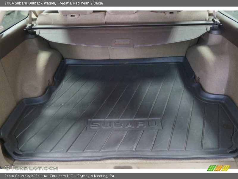 Regatta Red Pearl / Beige 2004 Subaru Outback Wagon