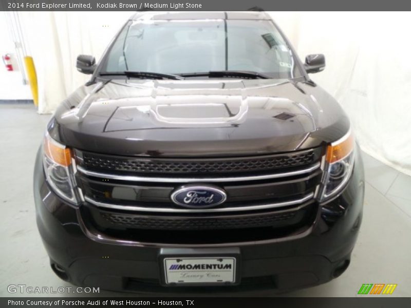 Kodiak Brown / Medium Light Stone 2014 Ford Explorer Limited
