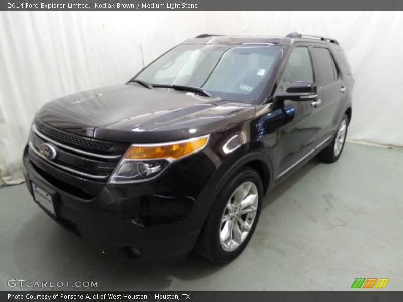 Kodiak Brown / Medium Light Stone 2014 Ford Explorer Limited