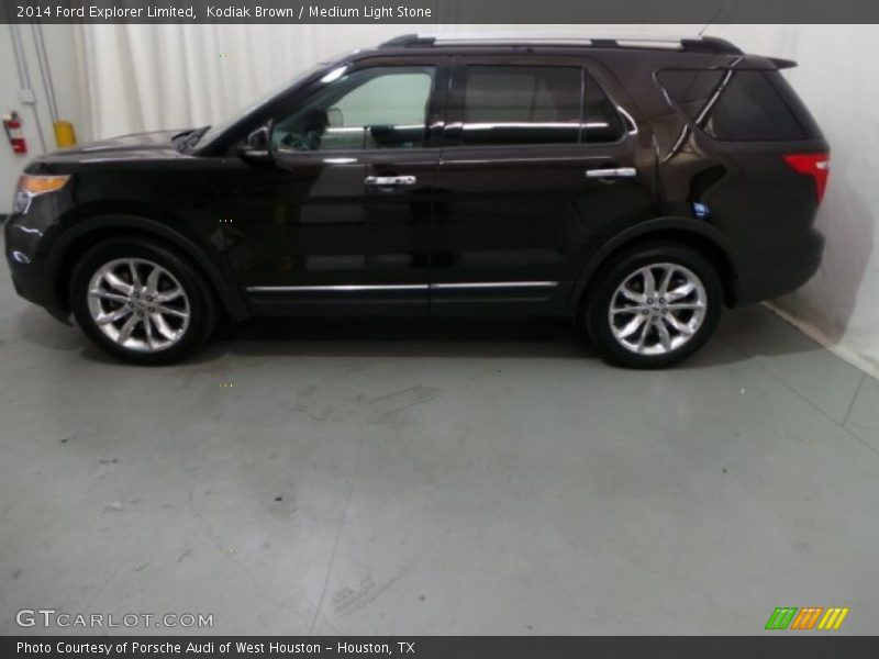 Kodiak Brown / Medium Light Stone 2014 Ford Explorer Limited