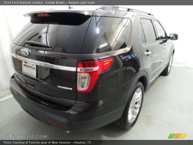 Kodiak Brown / Medium Light Stone 2014 Ford Explorer Limited