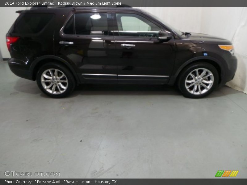 Kodiak Brown / Medium Light Stone 2014 Ford Explorer Limited