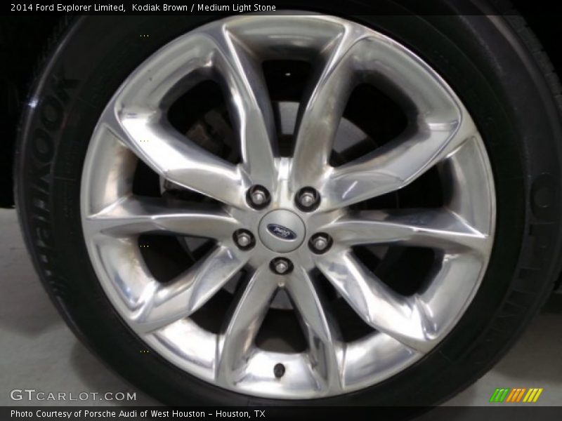 Kodiak Brown / Medium Light Stone 2014 Ford Explorer Limited