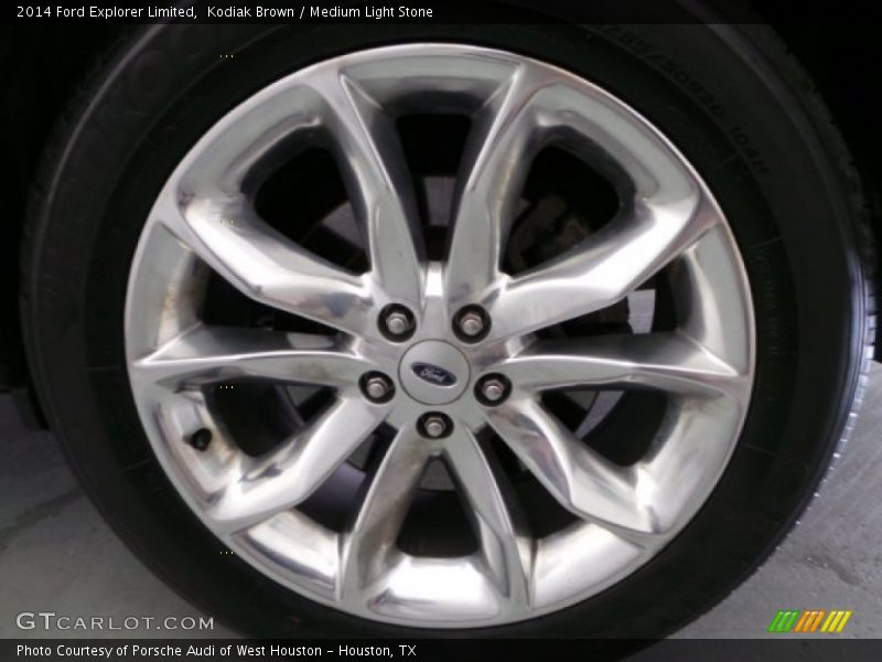 Kodiak Brown / Medium Light Stone 2014 Ford Explorer Limited