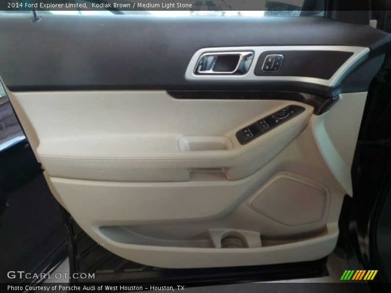 Kodiak Brown / Medium Light Stone 2014 Ford Explorer Limited