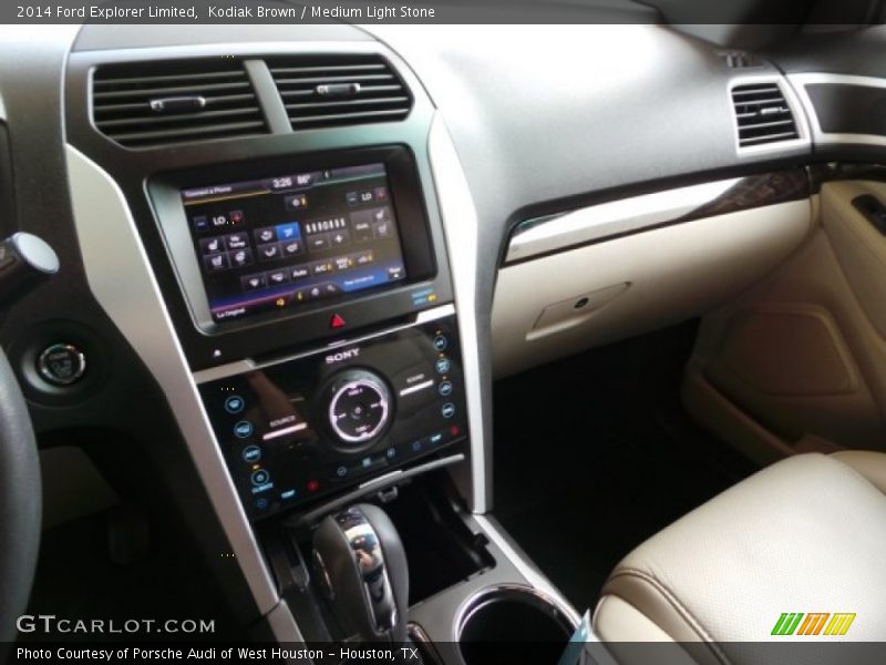 Kodiak Brown / Medium Light Stone 2014 Ford Explorer Limited