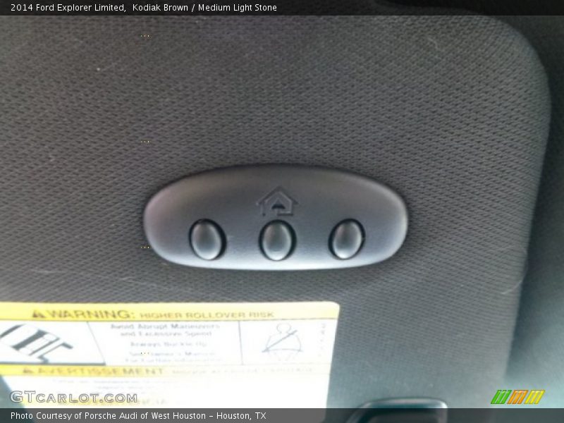 Kodiak Brown / Medium Light Stone 2014 Ford Explorer Limited