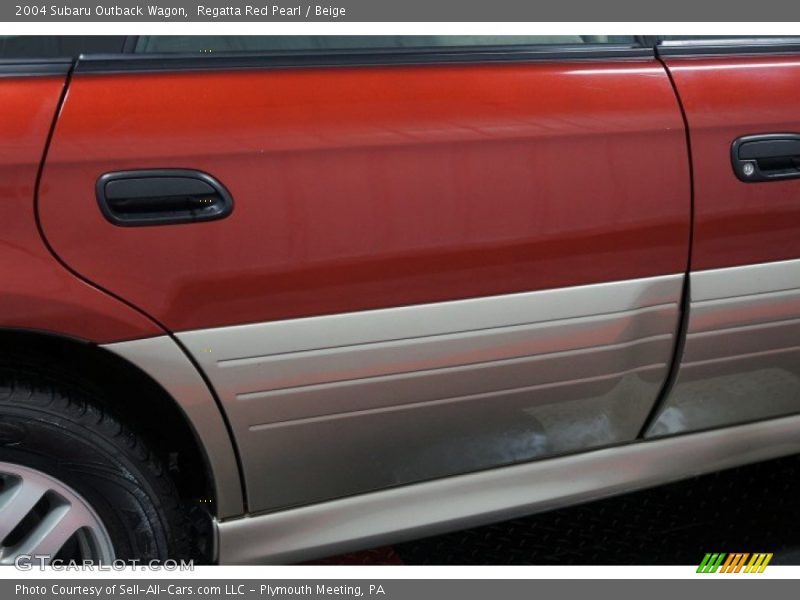 Regatta Red Pearl / Beige 2004 Subaru Outback Wagon