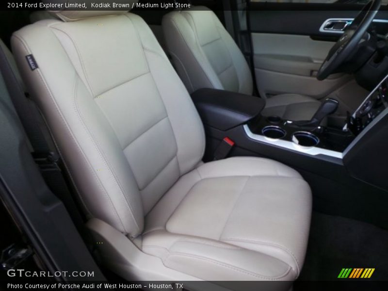 Kodiak Brown / Medium Light Stone 2014 Ford Explorer Limited