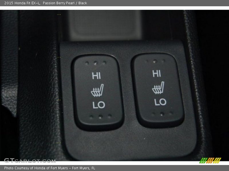 Passion Berry Pearl / Black 2015 Honda Fit EX-L