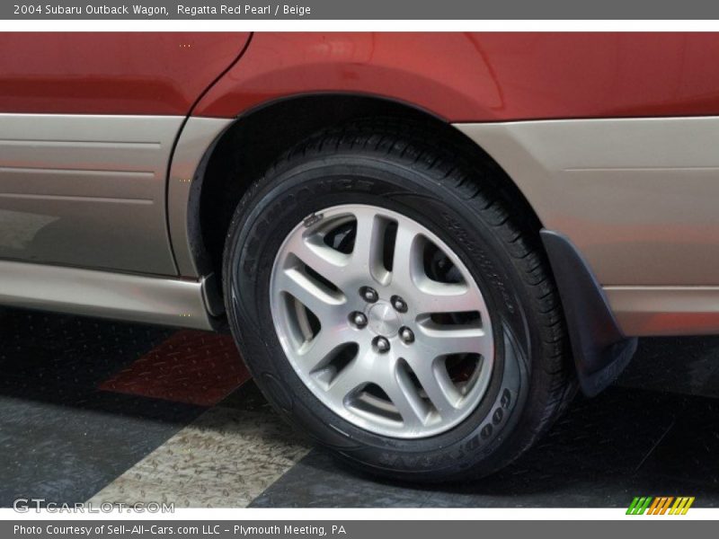 Regatta Red Pearl / Beige 2004 Subaru Outback Wagon