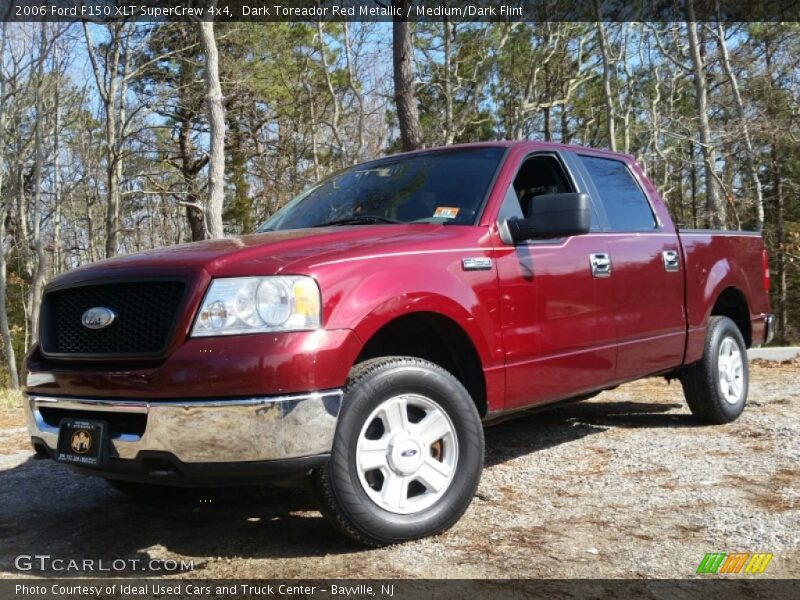 Dark Toreador Red Metallic / Medium/Dark Flint 2006 Ford F150 XLT SuperCrew 4x4