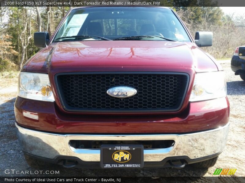 Dark Toreador Red Metallic / Medium/Dark Flint 2006 Ford F150 XLT SuperCrew 4x4