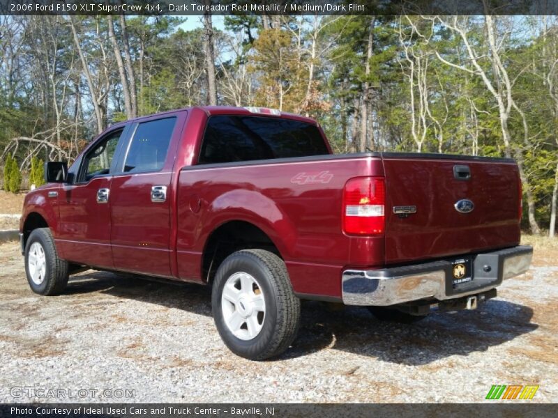 Dark Toreador Red Metallic / Medium/Dark Flint 2006 Ford F150 XLT SuperCrew 4x4