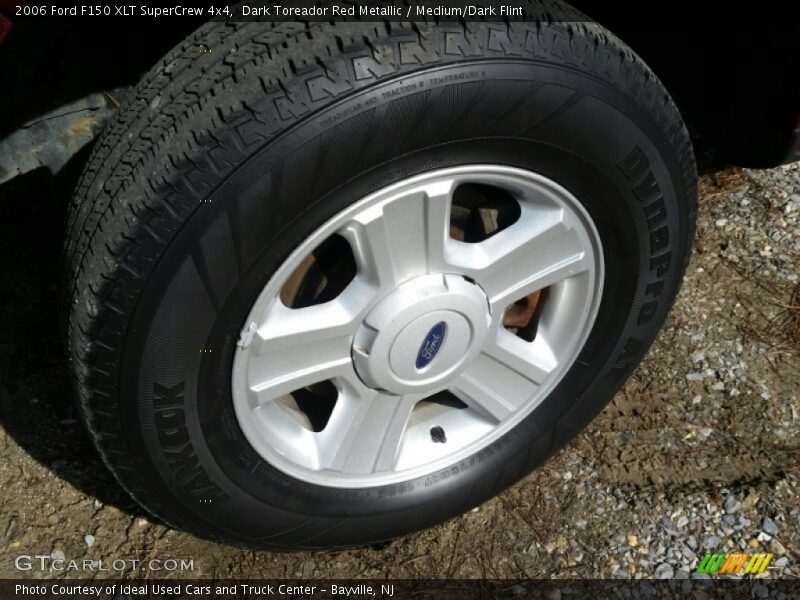 Dark Toreador Red Metallic / Medium/Dark Flint 2006 Ford F150 XLT SuperCrew 4x4