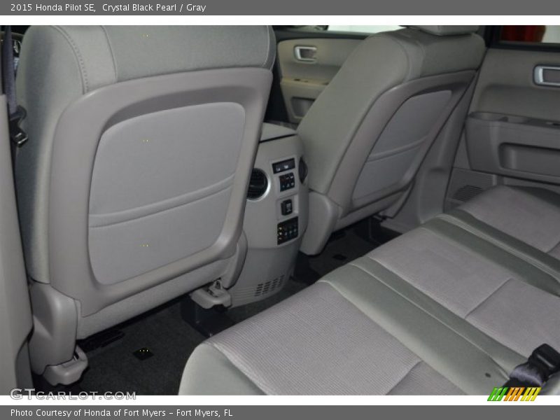Crystal Black Pearl / Gray 2015 Honda Pilot SE