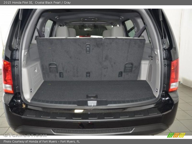 Crystal Black Pearl / Gray 2015 Honda Pilot SE