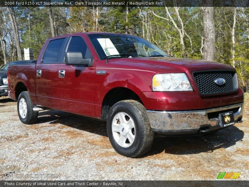 Dark Toreador Red Metallic / Medium/Dark Flint 2006 Ford F150 XLT SuperCrew 4x4