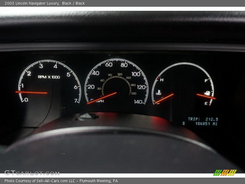 Black / Black 2003 Lincoln Navigator Luxury