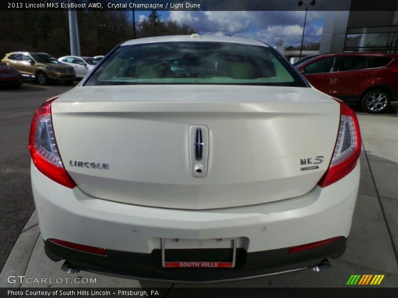Crystal Champagne / Light Dune 2013 Lincoln MKS EcoBoost AWD