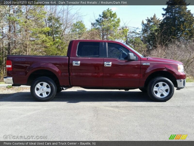 Dark Toreador Red Metallic / Medium/Dark Flint 2006 Ford F150 XLT SuperCrew 4x4