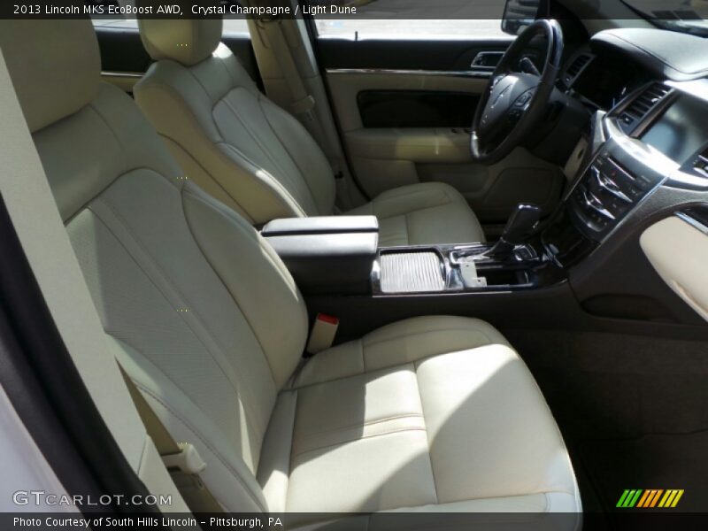 Crystal Champagne / Light Dune 2013 Lincoln MKS EcoBoost AWD