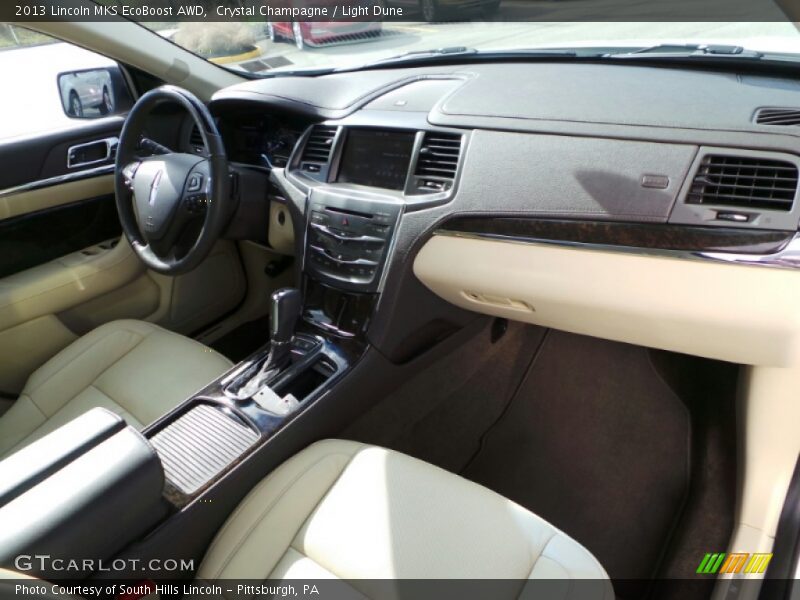 Crystal Champagne / Light Dune 2013 Lincoln MKS EcoBoost AWD