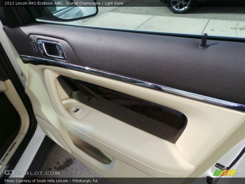 Crystal Champagne / Light Dune 2013 Lincoln MKS EcoBoost AWD