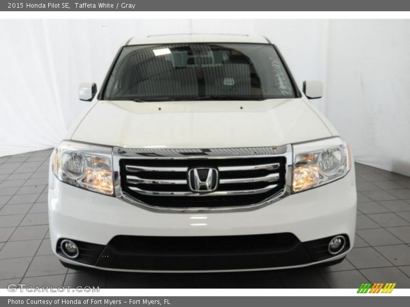 Taffeta White / Gray 2015 Honda Pilot SE