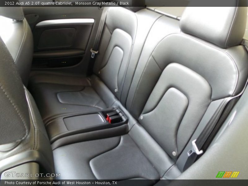 Monsoon Gray Metallic / Black 2012 Audi A5 2.0T quattro Cabriolet