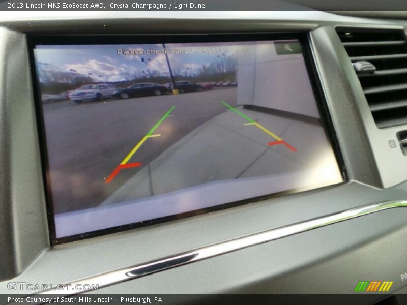 Crystal Champagne / Light Dune 2013 Lincoln MKS EcoBoost AWD