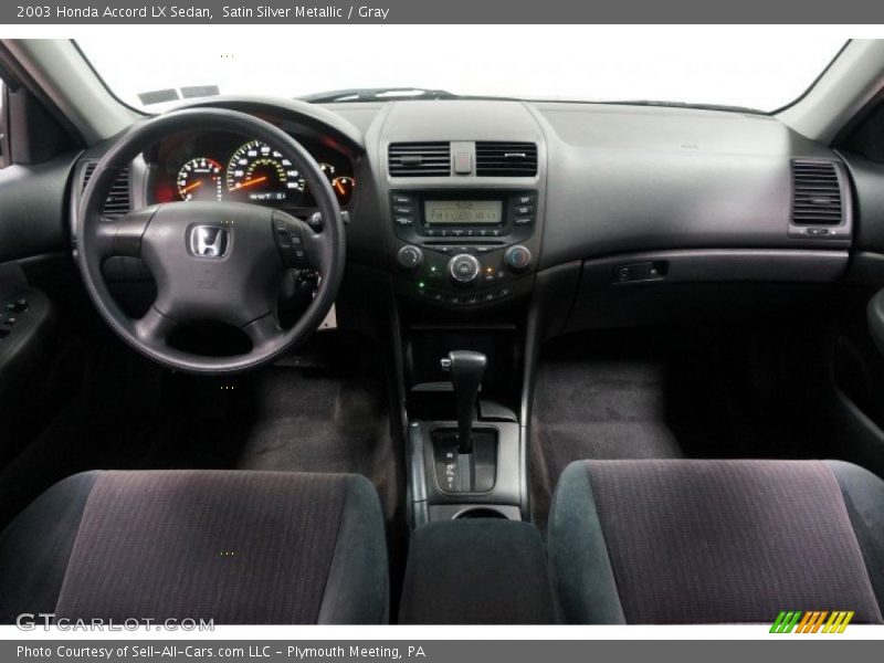 Satin Silver Metallic / Gray 2003 Honda Accord LX Sedan