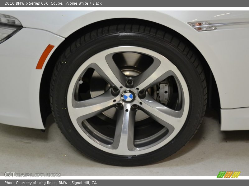 Alpine White / Black 2010 BMW 6 Series 650i Coupe