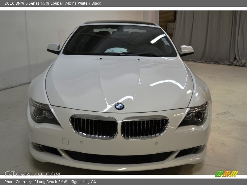 Alpine White / Black 2010 BMW 6 Series 650i Coupe