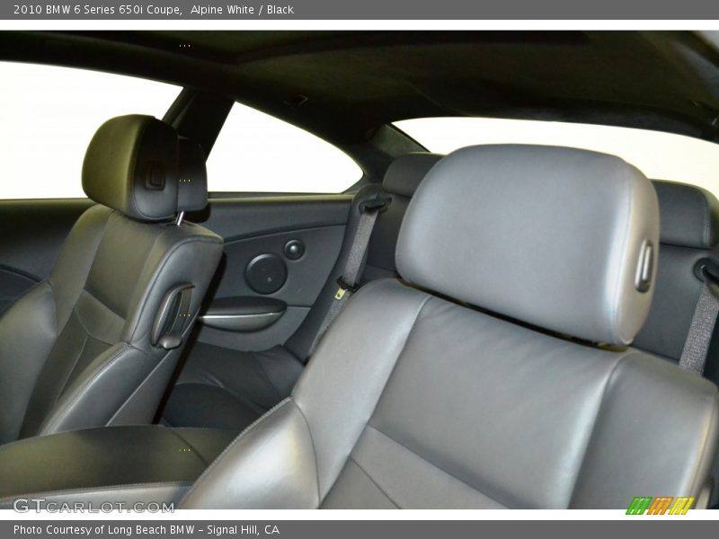 Alpine White / Black 2010 BMW 6 Series 650i Coupe