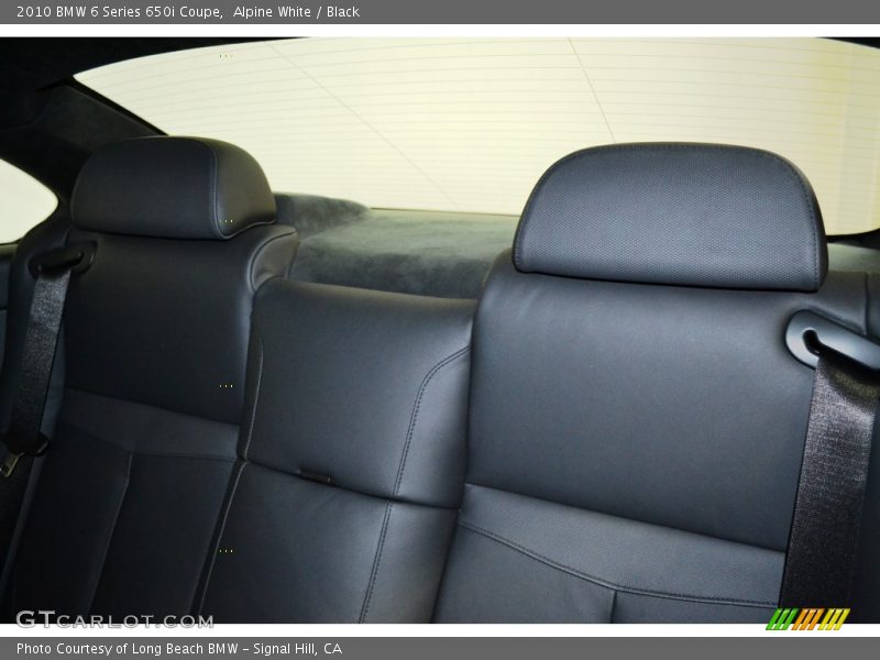 Alpine White / Black 2010 BMW 6 Series 650i Coupe
