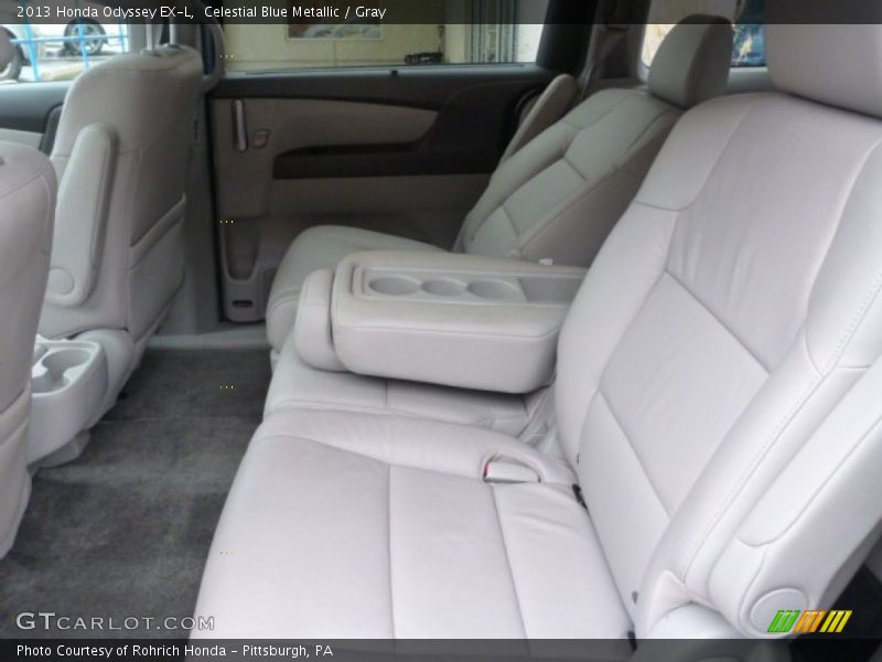 Celestial Blue Metallic / Gray 2013 Honda Odyssey EX-L