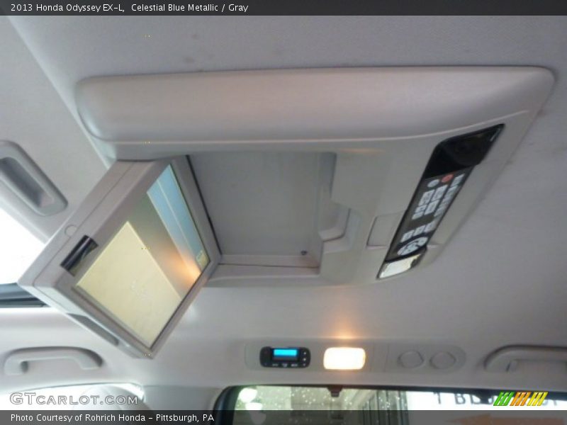 Celestial Blue Metallic / Gray 2013 Honda Odyssey EX-L