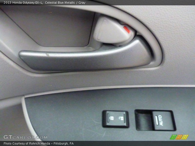 Celestial Blue Metallic / Gray 2013 Honda Odyssey EX-L