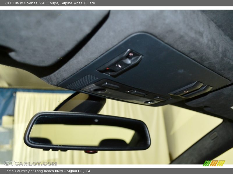 Alpine White / Black 2010 BMW 6 Series 650i Coupe