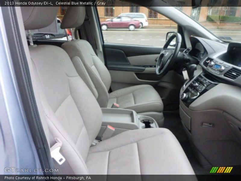 Celestial Blue Metallic / Gray 2013 Honda Odyssey EX-L