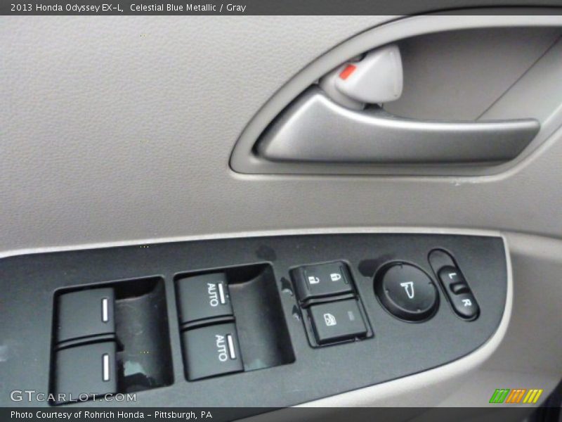 Celestial Blue Metallic / Gray 2013 Honda Odyssey EX-L