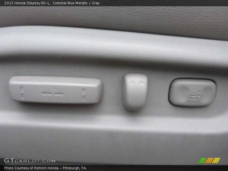 Celestial Blue Metallic / Gray 2013 Honda Odyssey EX-L