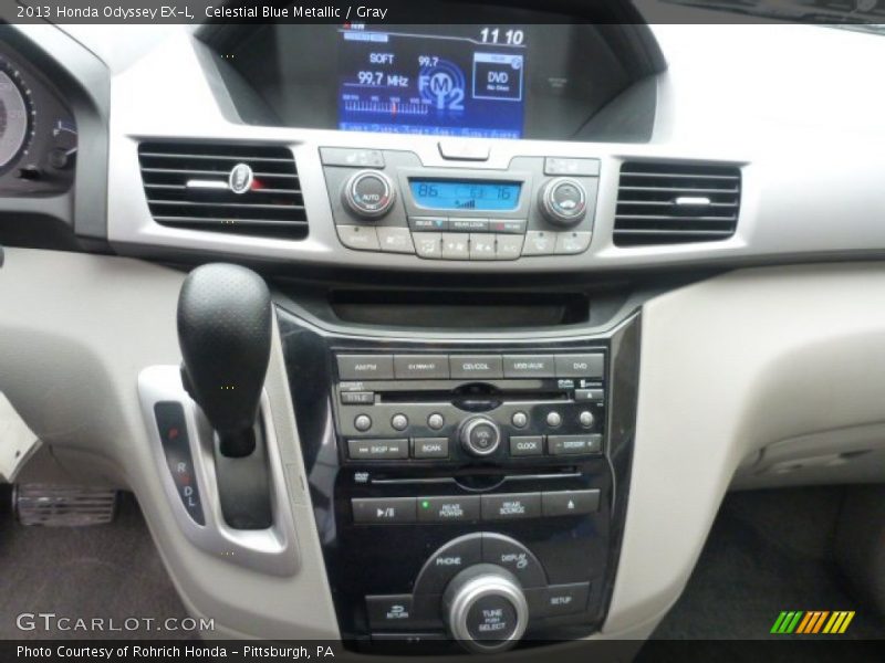 Celestial Blue Metallic / Gray 2013 Honda Odyssey EX-L